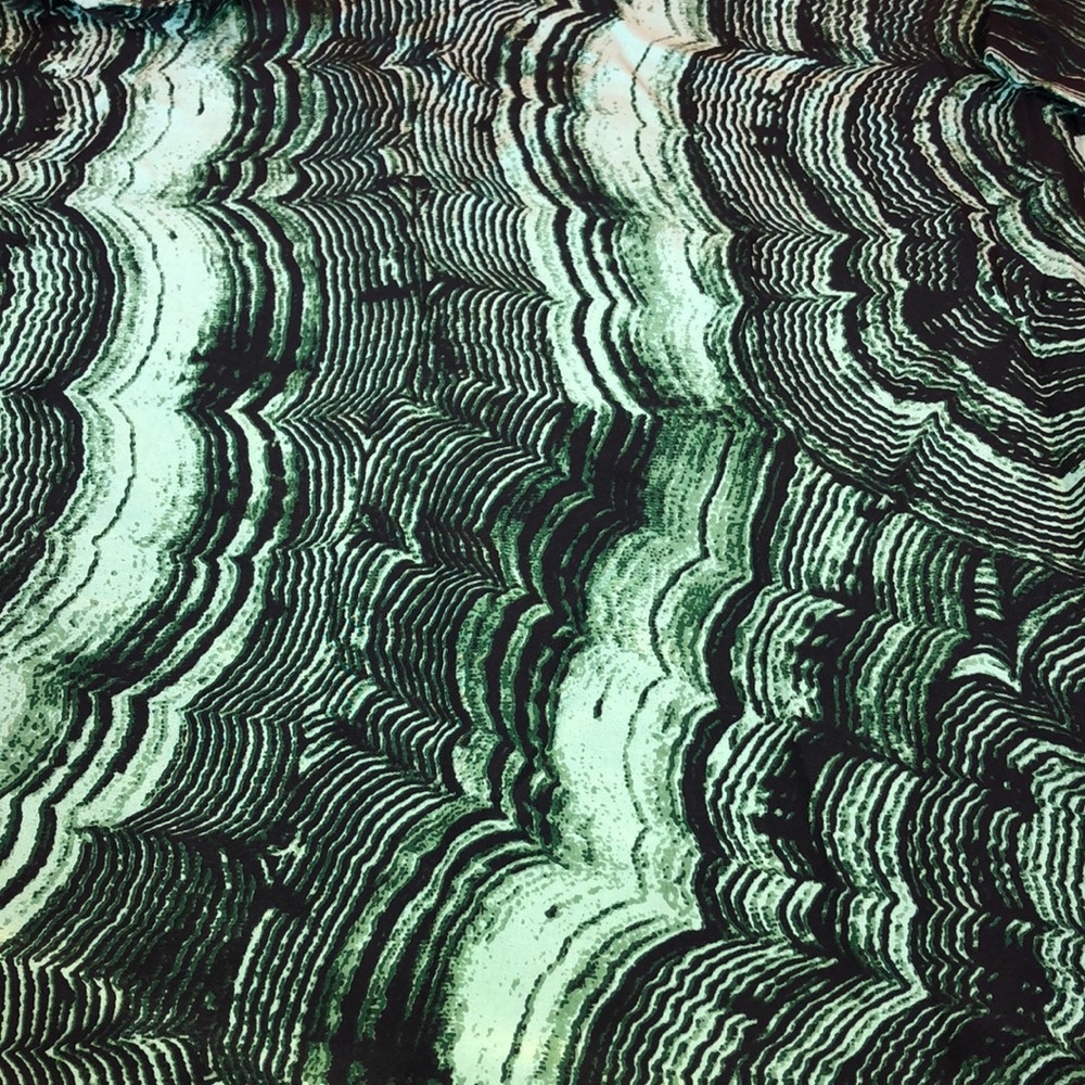 Malachite Silk Slip Dress